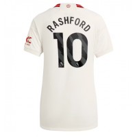 Manchester United Marcus Rashford #10 Fotballklær Tredjedrakt Dame 2023-24 Kortermet